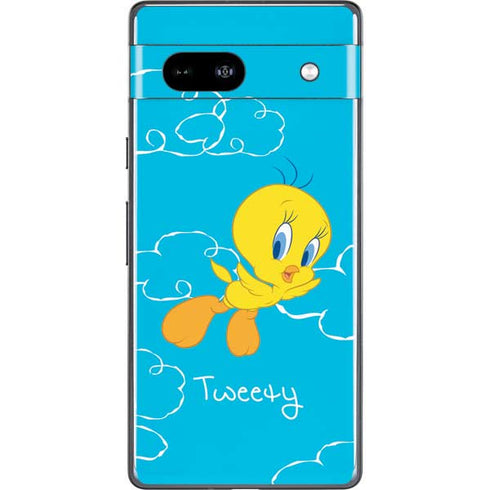 Looney Tunes Tweety Bird Flying Google Pixel 7a Skin